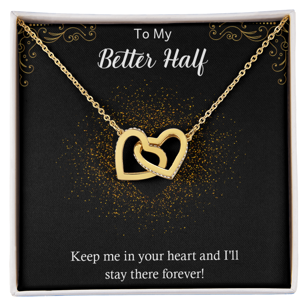 Wearing Cute® Interlocking Hearts Necklace