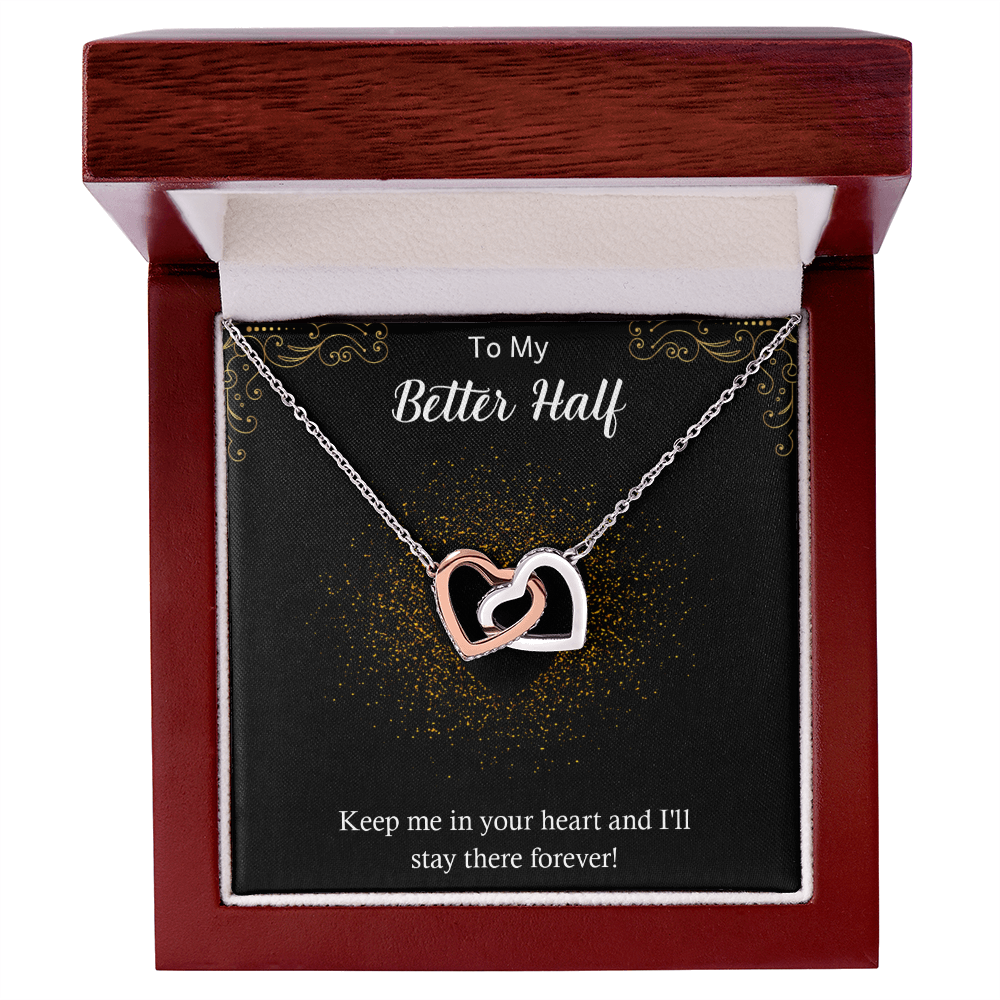 Wearing Cute® Interlocking Hearts Necklace