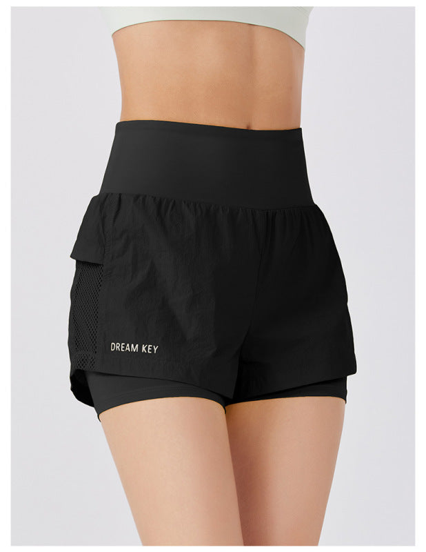 New loose casual breathable fitness yoga quick-drying culottes sports shorts