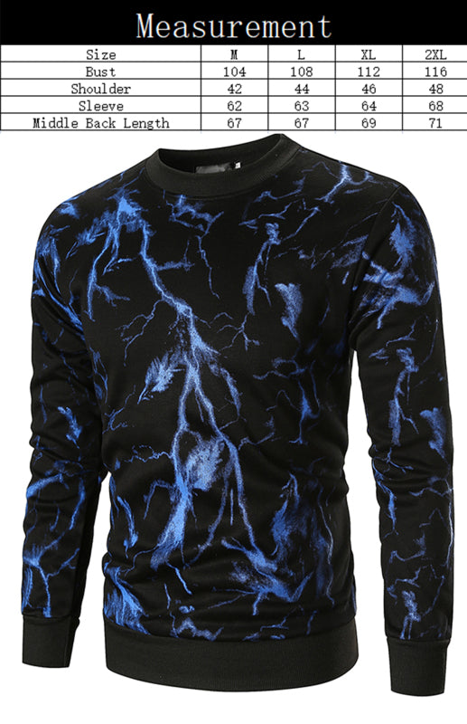 Men's Fashion Casual Print Sweatshirt