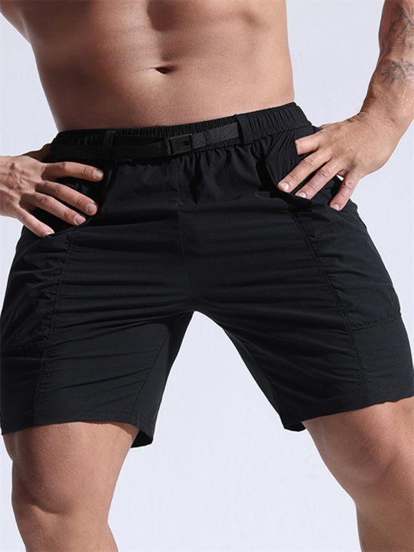 Men's Sports Shorts Loose Casual Pants Cropped Pants Multi-Pocket Overalls