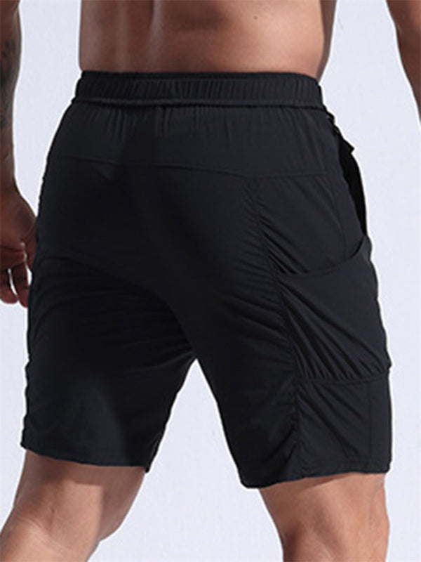 Men's Sports Shorts Loose Casual Pants Cropped Pants Multi-Pocket Overalls