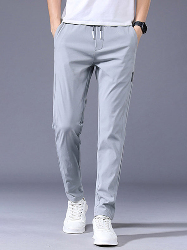 Straight Loose Elastic Boys Non-Iron Casual Pants Cargo Pants