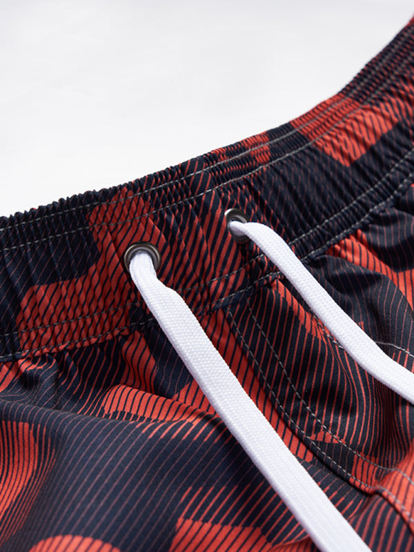 Men's Wonderland Floral Print Vacation Shorts