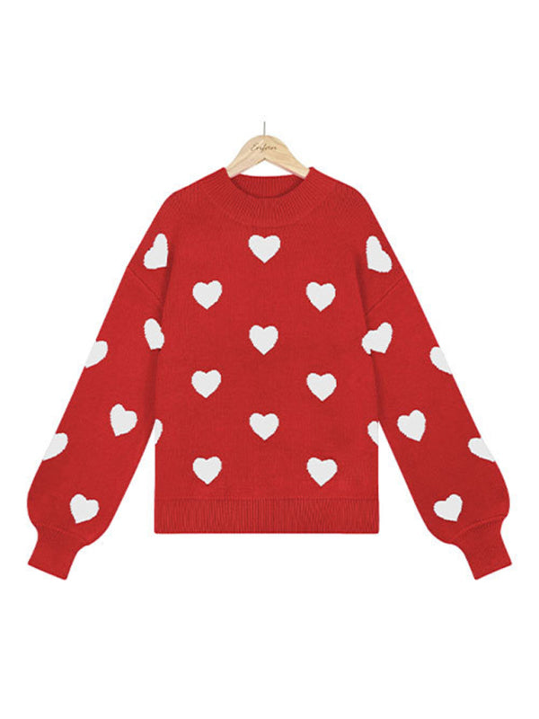 Women's Love Print Sweater