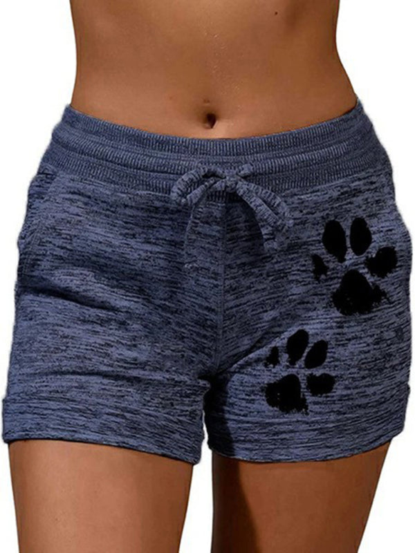 Women's Paws Print Shorts