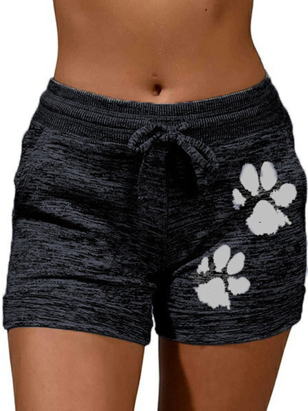 Women's Paws Print Shorts