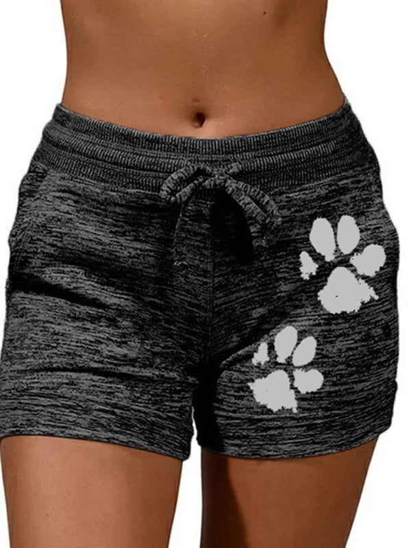 Women's Paws Print Shorts