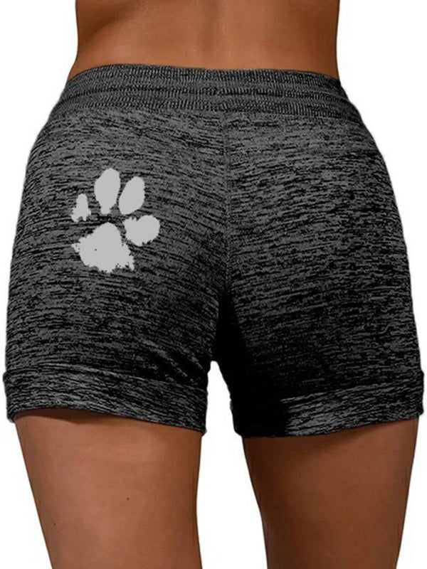 Women's Paws Print Shorts