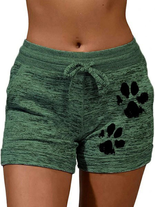 Women's Paws Print Shorts