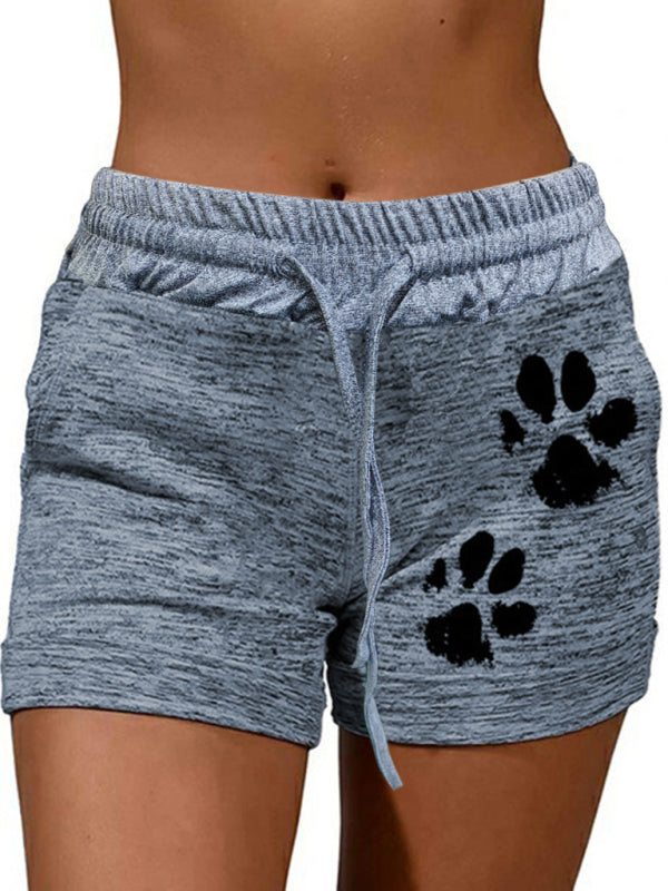 Women's Paws Print Shorts