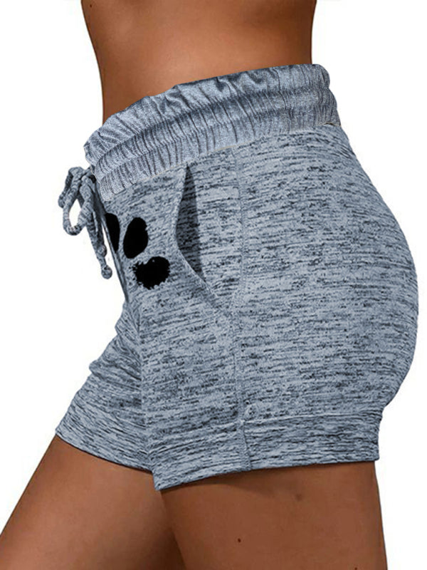Women's Paws Print Shorts