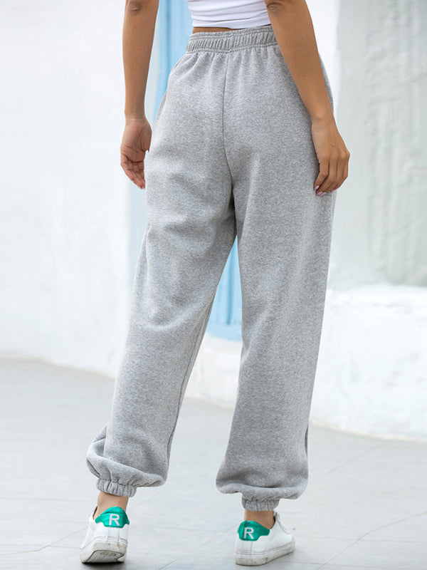 Four Seasons Home Leisure Sports Basic Loose Leg Pants