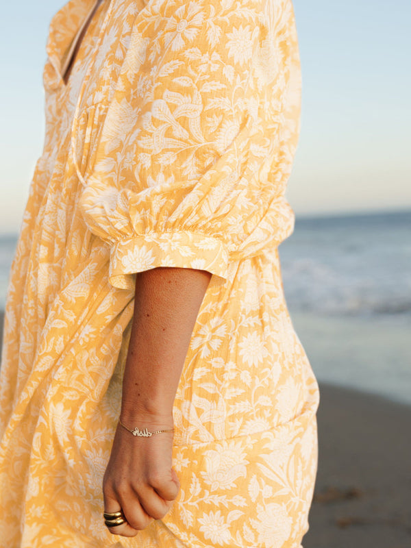 Women's Floral Puff Sleeve Dress