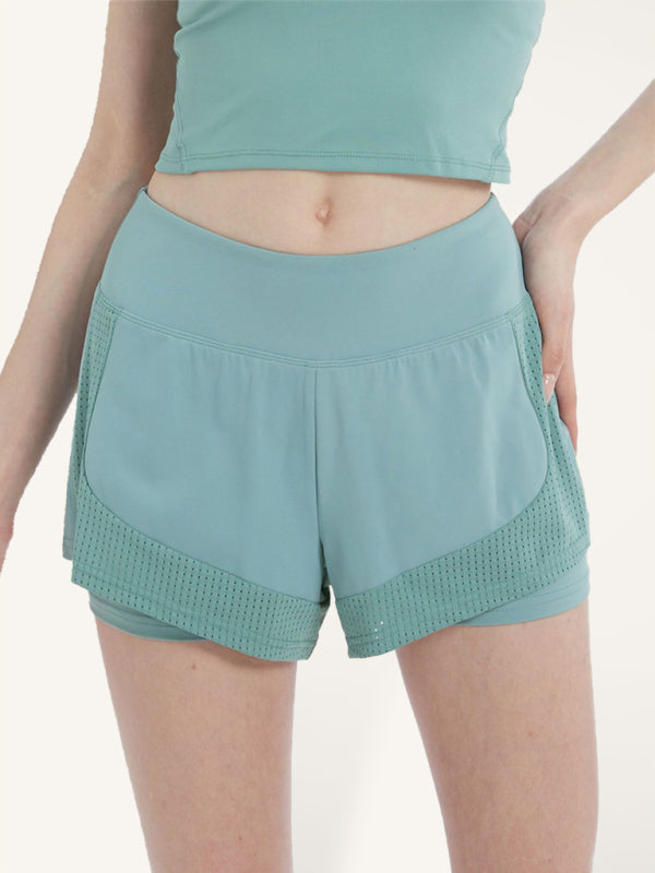 Women's False Two Piece Athletic Shorts