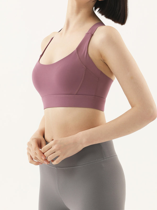 Women's high-strength shockproof push-up seamless back sports underwear