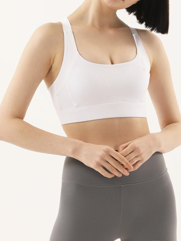 Women's high-strength shockproof push-up seamless back sports underwear