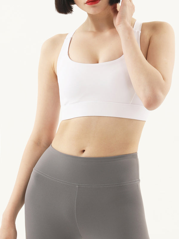 Women's high-strength shockproof push-up seamless back sports underwear