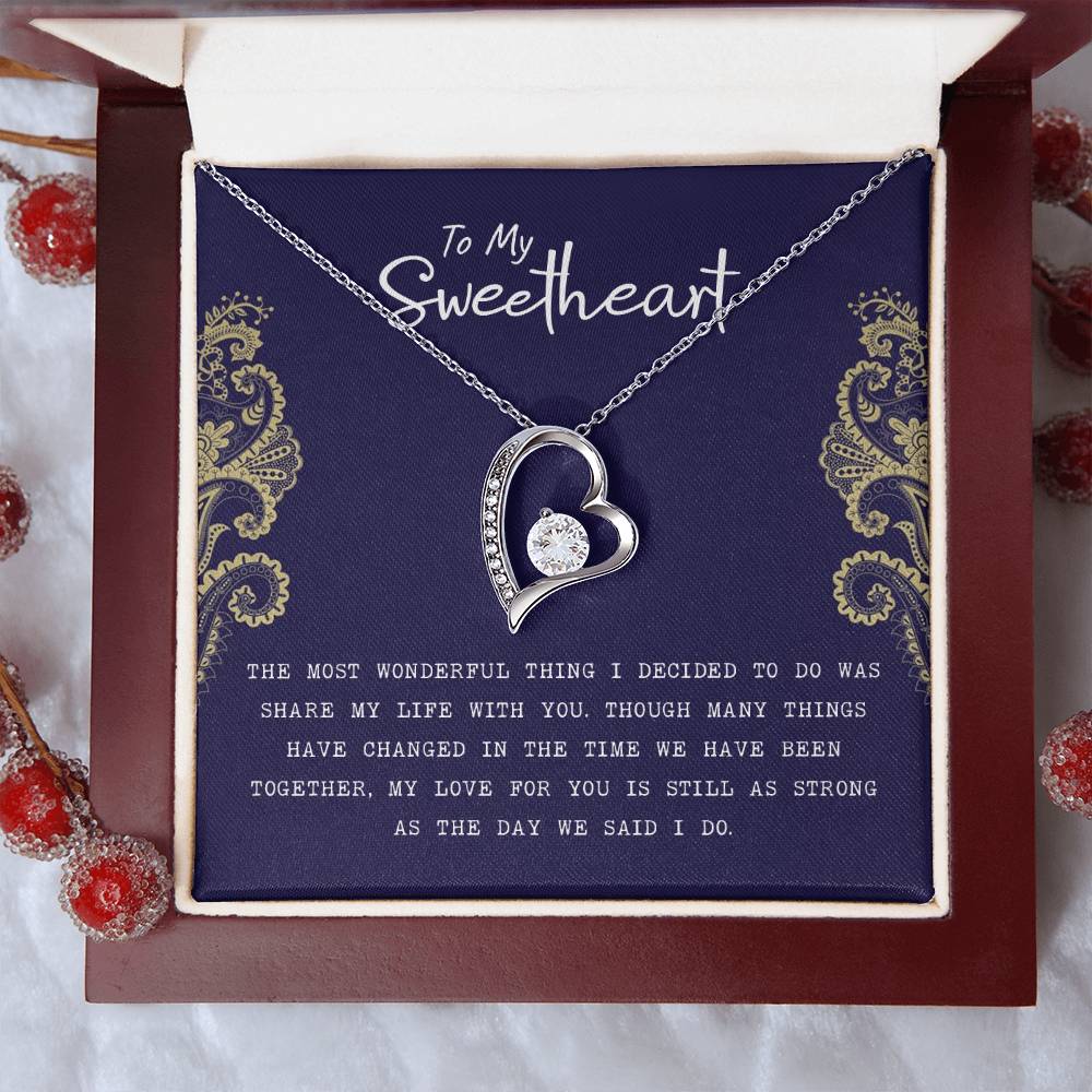 Wearing Cute® Endless Love Necklace