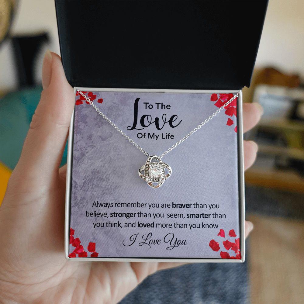 Wearing Cute® Love Knot Necklace