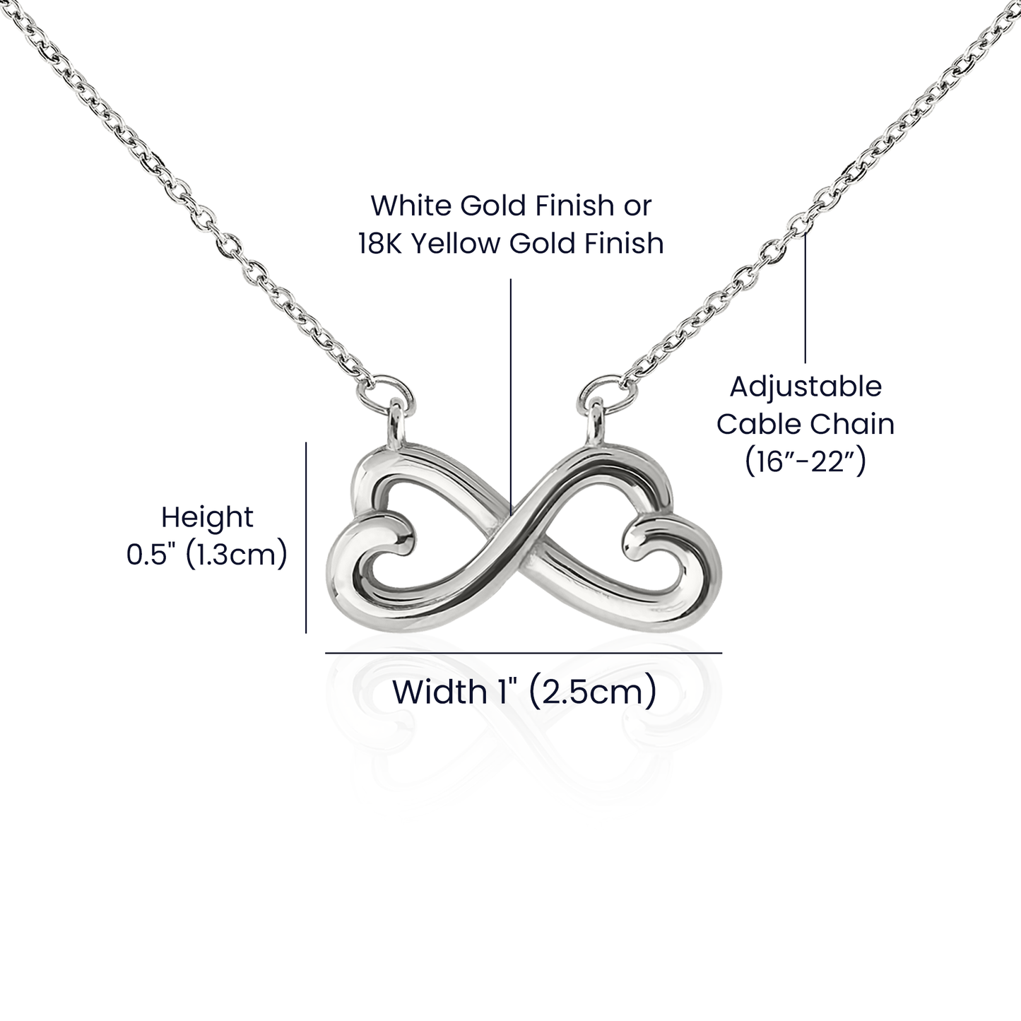 Wearing Cute® Endless Love Necklace