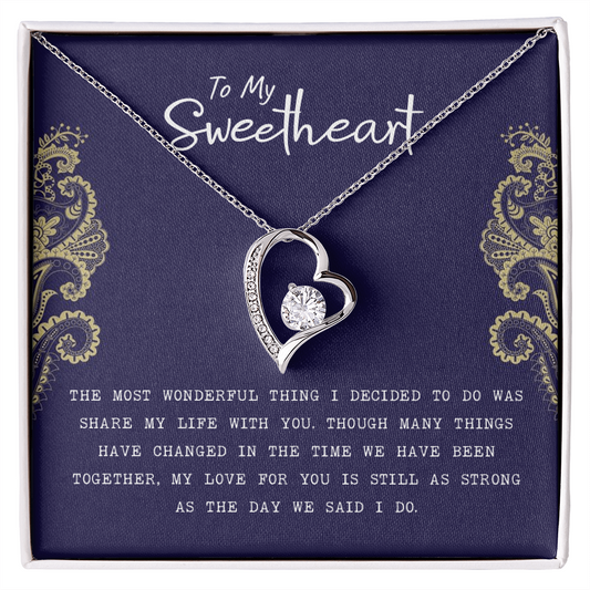 Wearing Cute® Endless Love Necklace