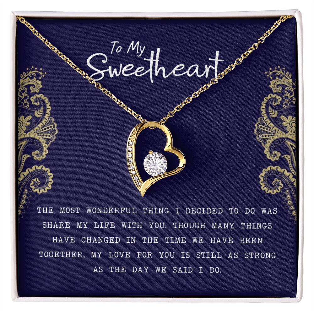 Wearing Cute® Endless Love Necklace