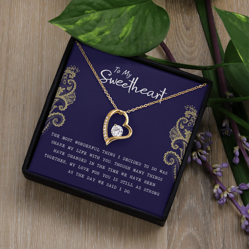 Wearing Cute® Endless Love Necklace