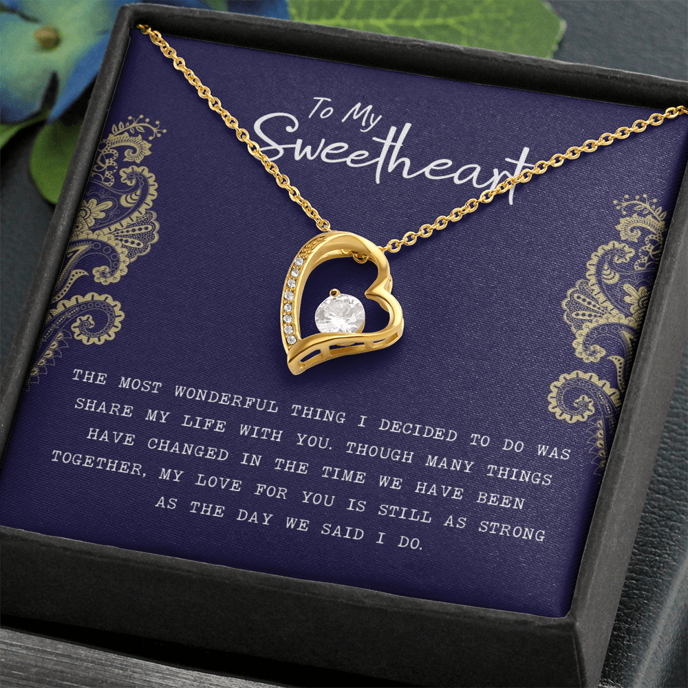 Wearing Cute® Endless Love Necklace