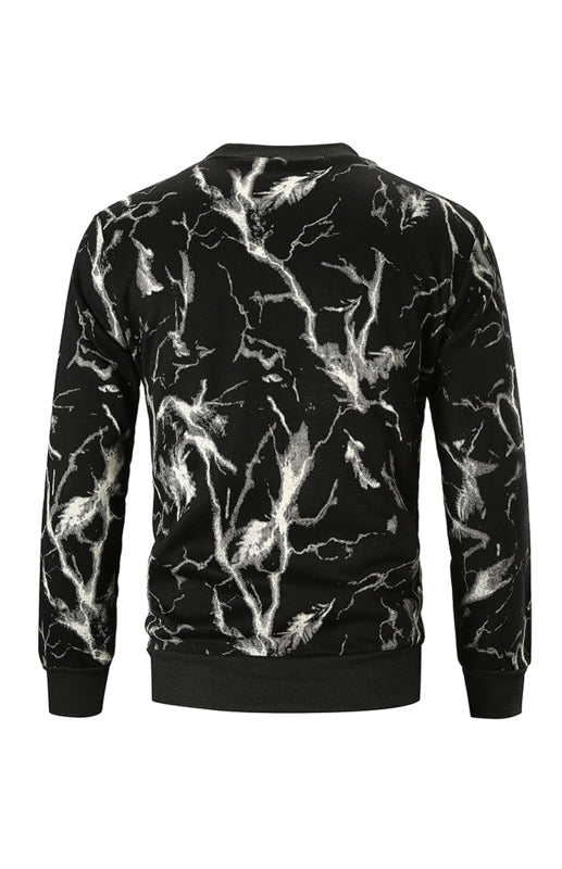 Men's Fashion Casual Print Sweatshirt
