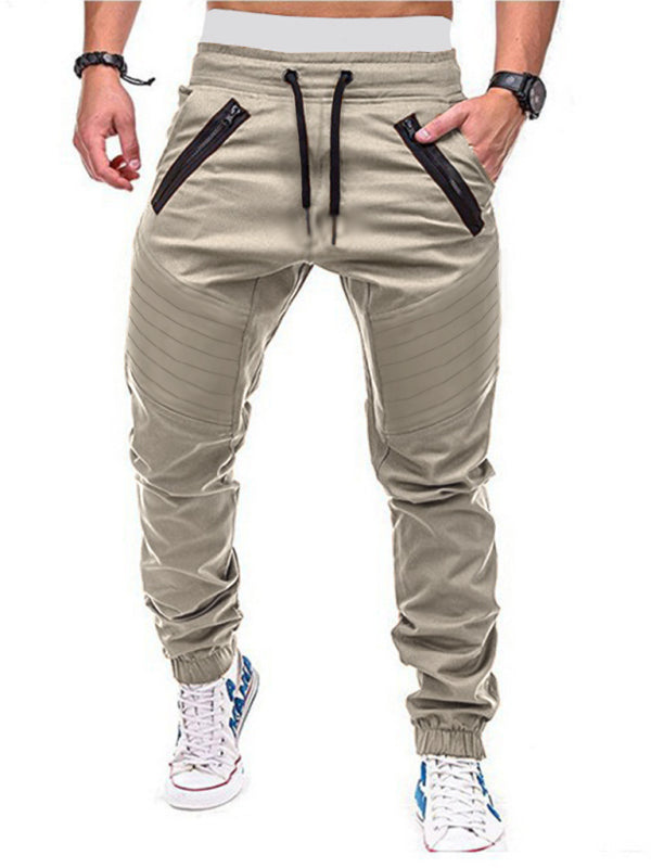 Men's Drawstring Waist Cargo Pants