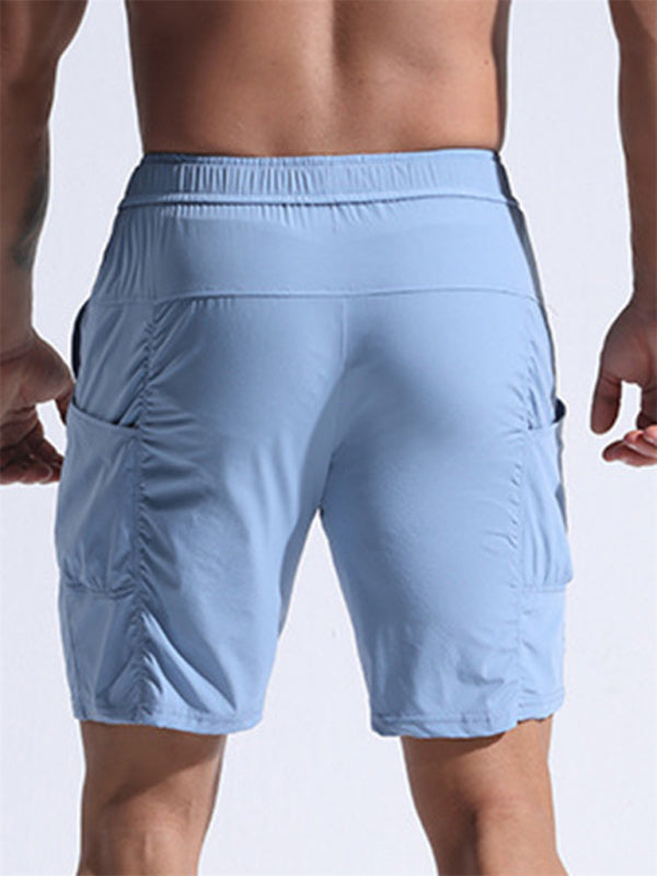 Men's Sports Shorts Loose Casual Pants Cropped Pants Multi-Pocket Overalls