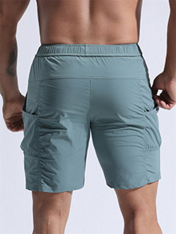 Men's Sports Shorts Loose Casual Pants Cropped Pants Multi-Pocket Overalls