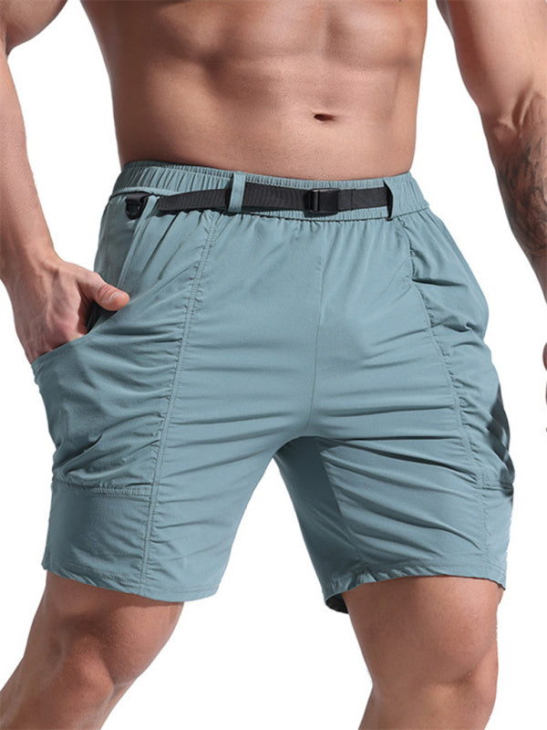 Men's Sports Shorts Loose Casual Pants Cropped Pants Multi-Pocket Overalls