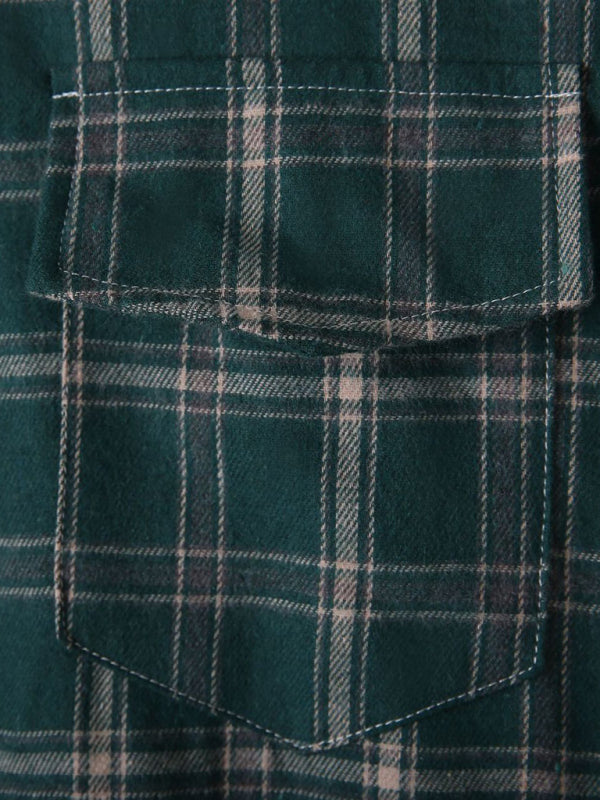 Men's Everyday Plaid Print Long Sleeve Shirt