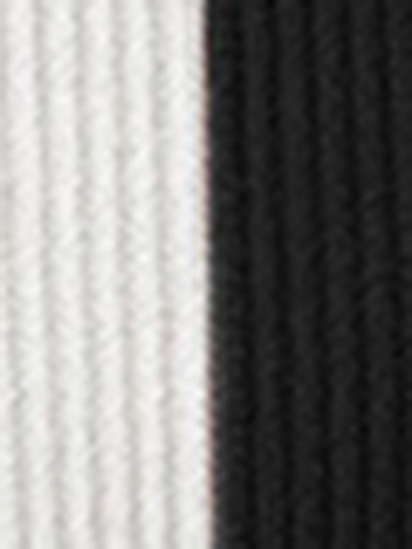 Women’s Color Block Square-neck Ribbed Long Sweater Dress
