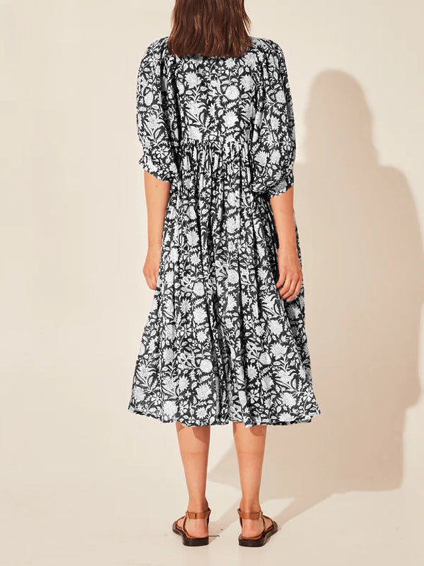 Women's True Romance Printed Midi Dress