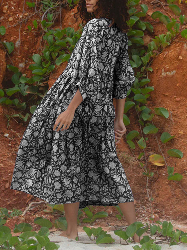 Women's True Romance Printed Midi Dress