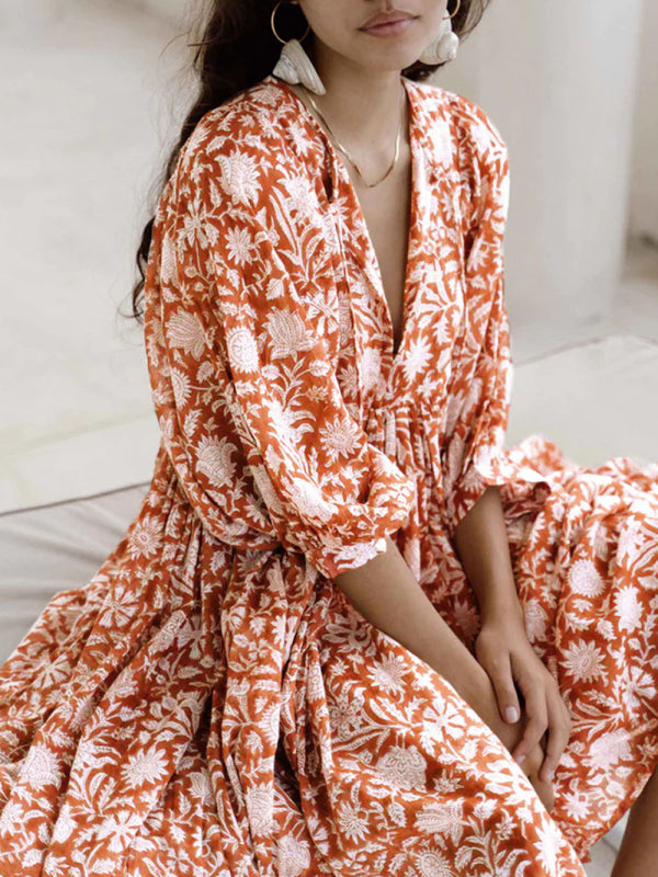 Women's True Romance Printed Midi Dress