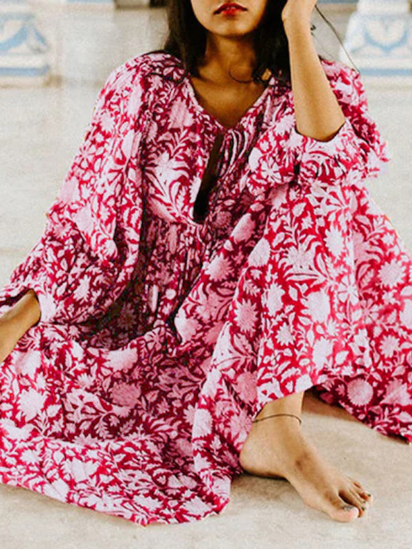 Women's True Romance Printed Midi Dress