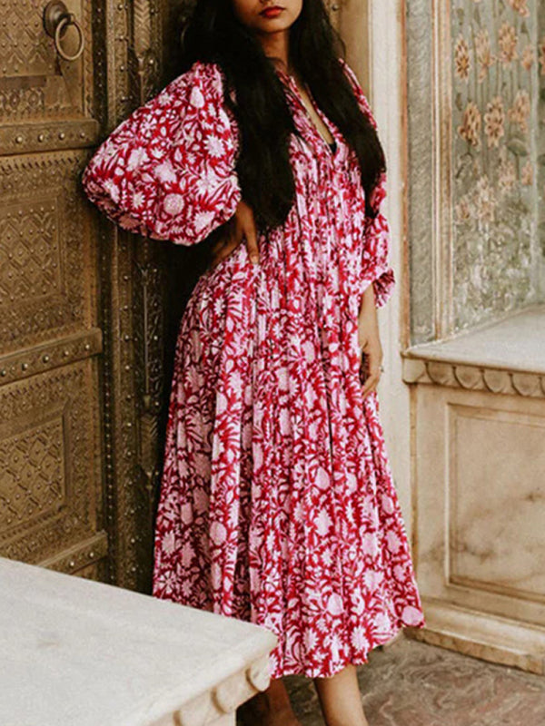 Women's True Romance Printed Midi Dress