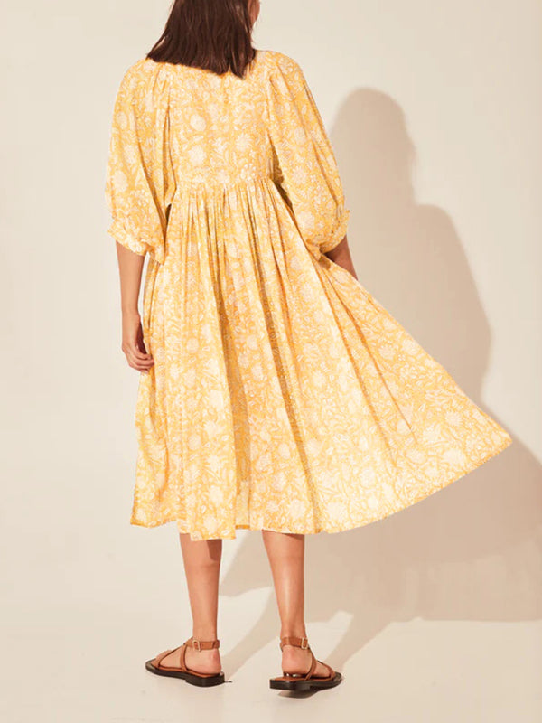 Women's True Romance Printed Midi Dress