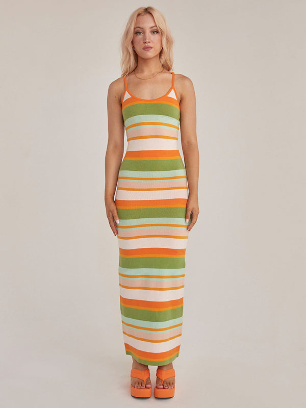 Women's Printed Body-Con Midi Dress