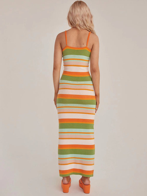 Women's Printed Body-Con Midi Dress