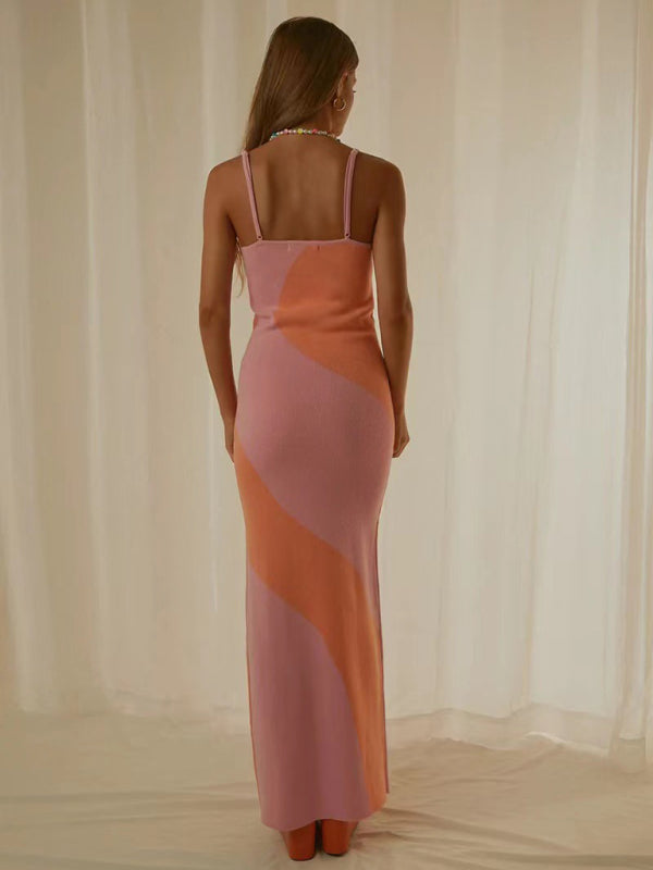 Women's Printed Body-Con Midi Dress
