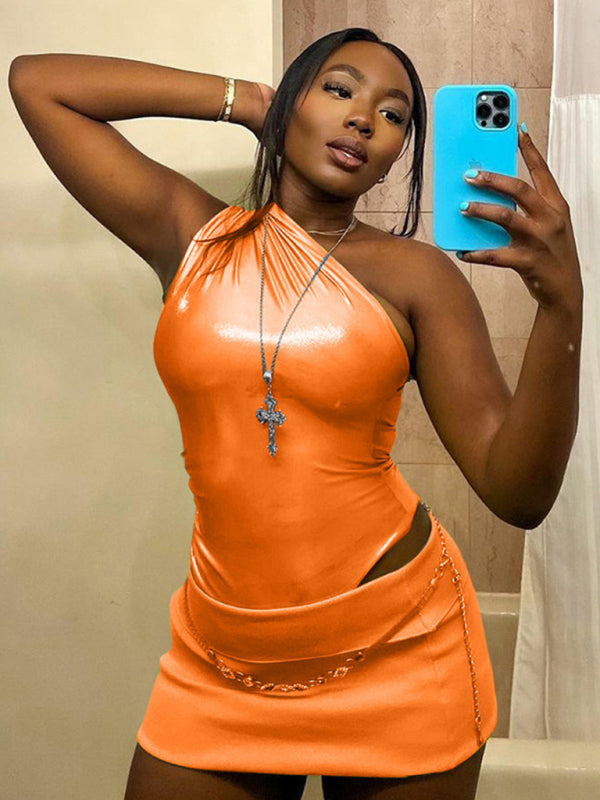 Sexy slim sleeveless all-match jumpsuit for women