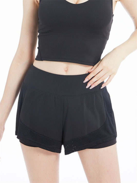 Women's False Two Piece Athletic Shorts